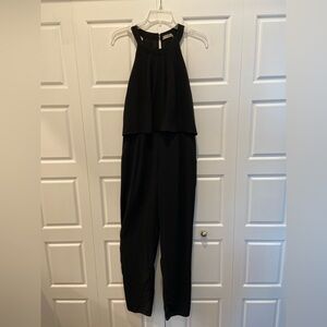 Chic Black Sleeveless Jumpsuit